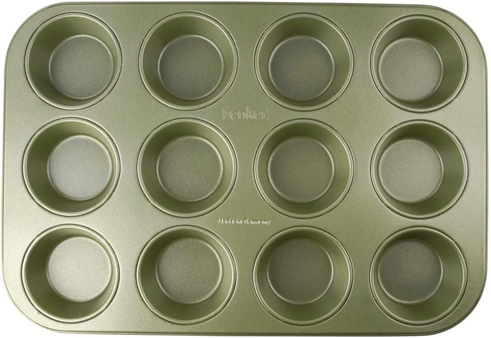 Zenker Muffinform Für 12 Stück – Ressourcenschonende Und Klimaneutrale Backform Für Muffins Und Cupcakes – 12Er Muffinblech Mit Veganer Antihaftbeschichtung Formen und Bleche zum Backen Naty Shop