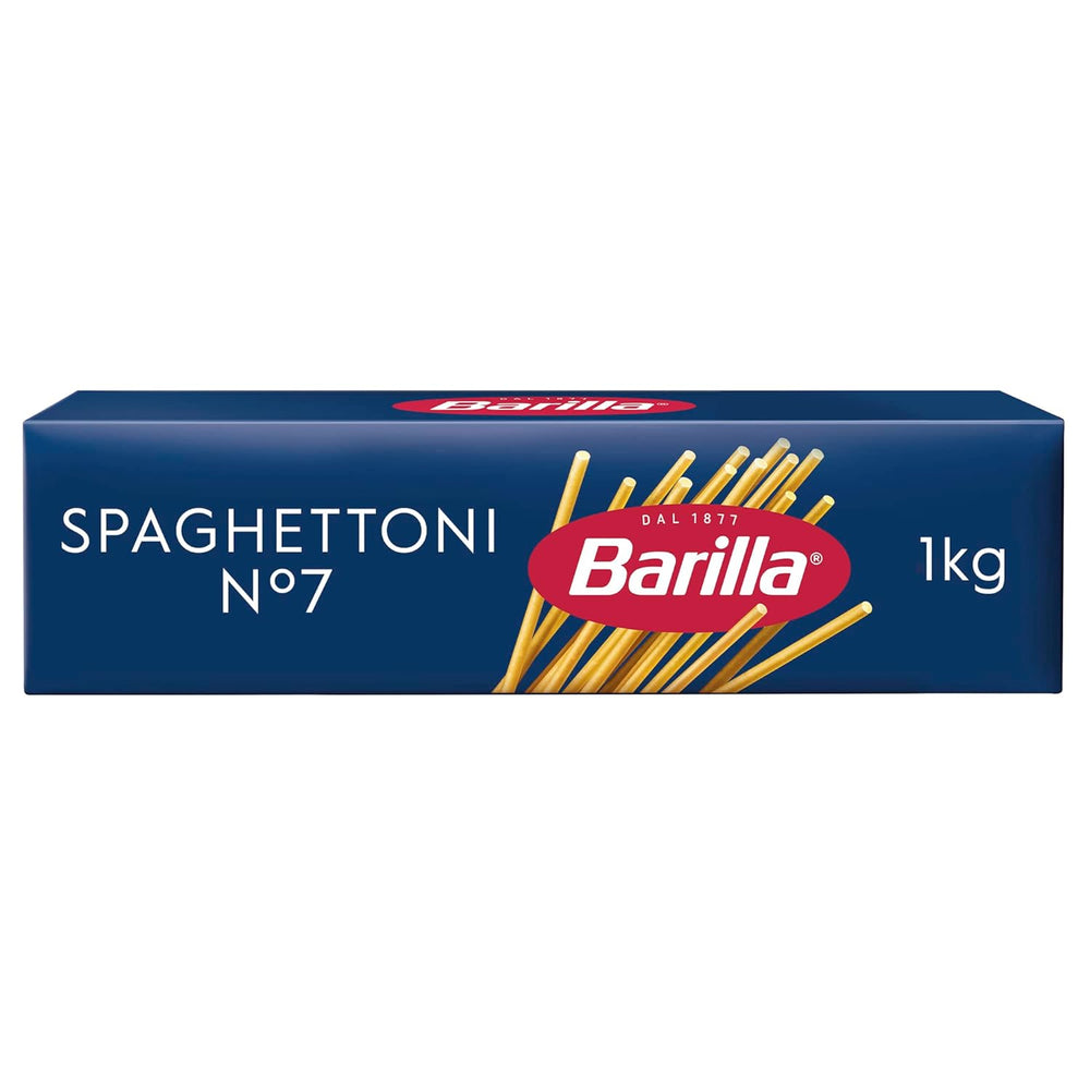 Barilla Pasta Klassische Spaghetti n.5 aus hochwertigen Hartweizen immer al dente, (1 x 500 g), geschmacklos