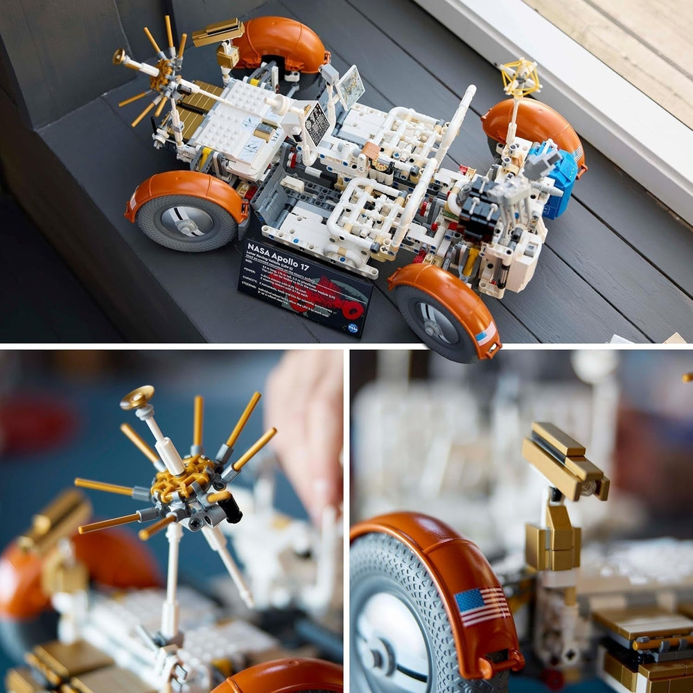 LEGO Technic NASA Apollo Lunar Roving Vehicle (LRV), Mondrover-Modell für Erwachsene, Weltraum-Sammelobjekt für Wissenschaftsbegeisterte, Bauspielzeug, Raumfahrzeugmodell 42182 Bausätze Besuchen Sie den LEGO-Store