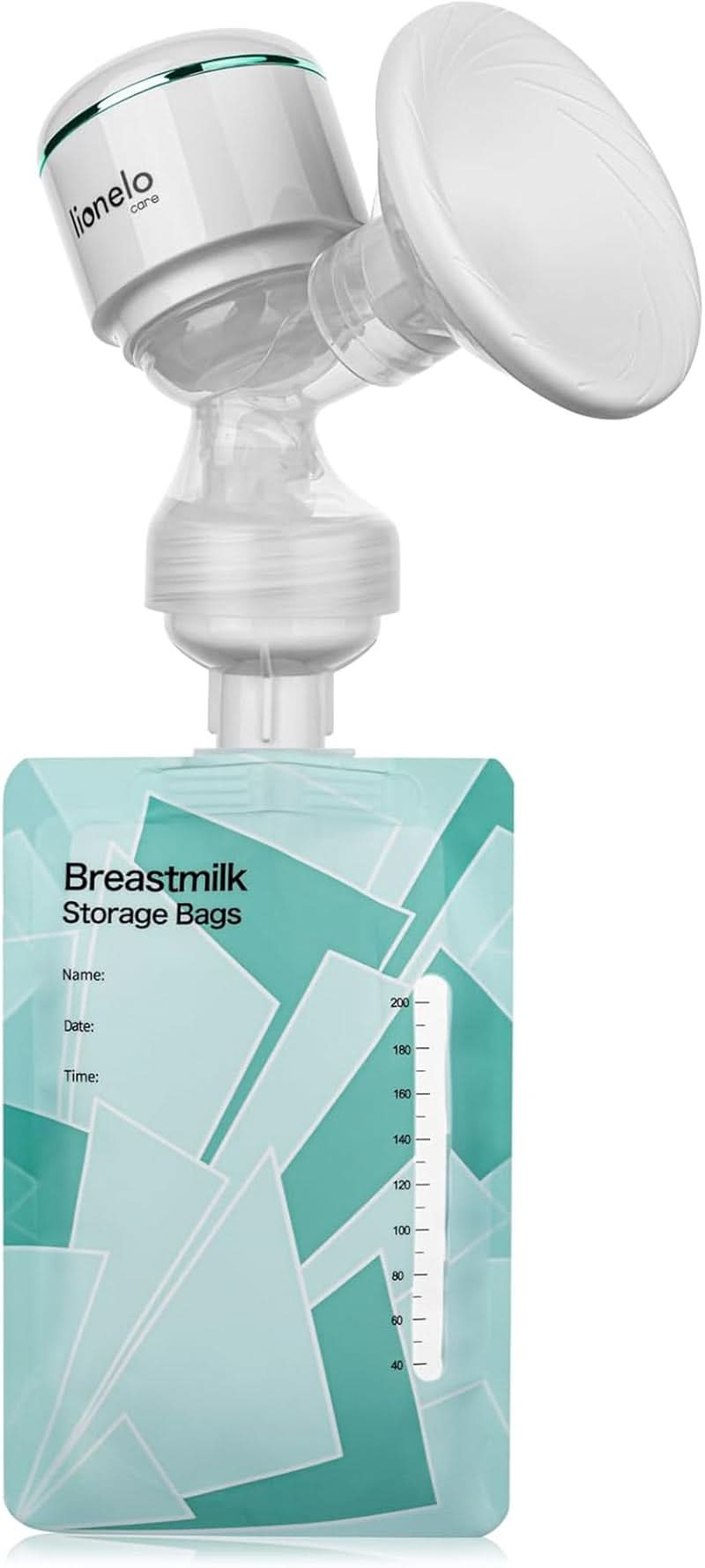 LIONELO Pompă electrică pentru lapte matern LIONELO Fidi plus 180 ml, pompă portabilă cu economie de energie, 9 niveluri de masaj, timp de funcționare 150 min Accesorii Hrana si Alaptare Bebe Naty Shop