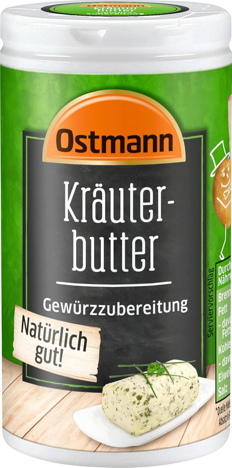 Ostmann Gewürze Kräuterbutter Gewürzzubereitung, 30 g (Verpackungsdesign kann abweichen)