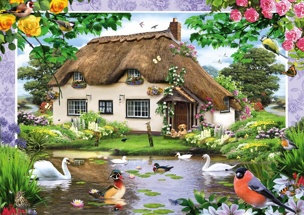 Schmidt Spiele Romantisches Landhaus, Puzzle 500 Teile Puzzle Naty Shop