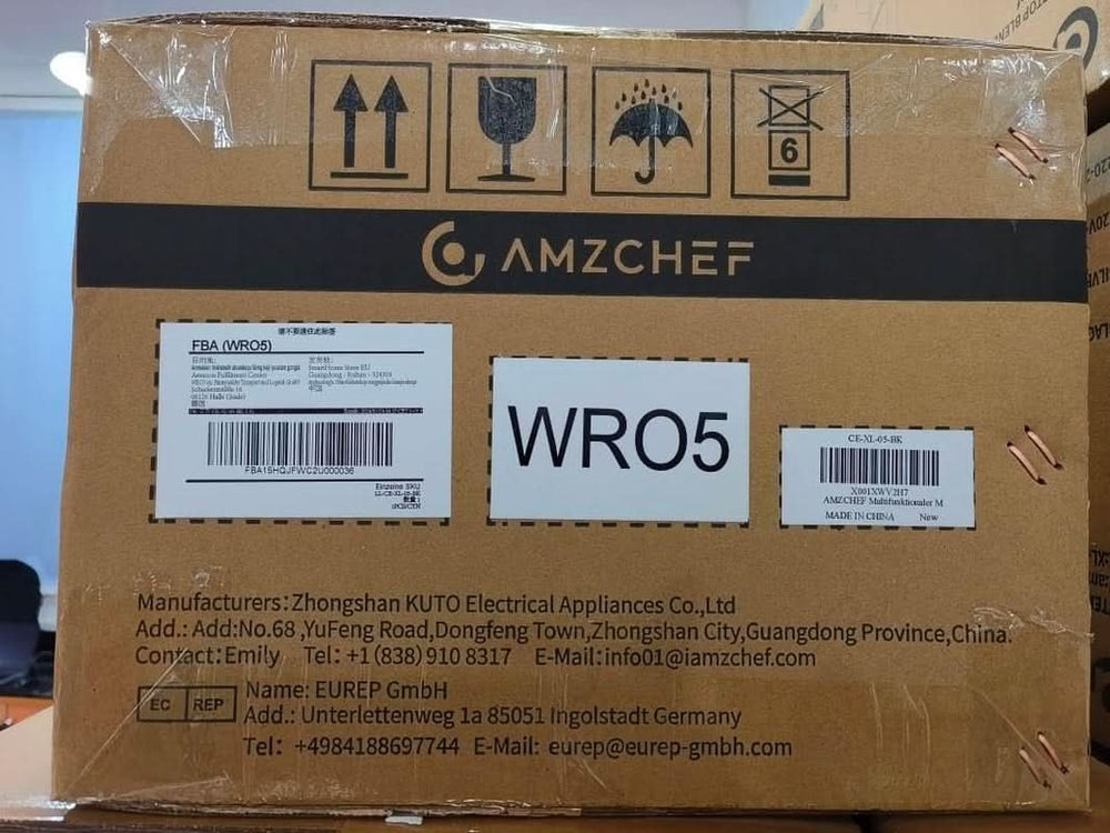 Mixer AMZCHEF, 8 intelligente Menüs und 10 Geschwindigkeiten, LCD-Touchscreen Kitchen Naty Shop