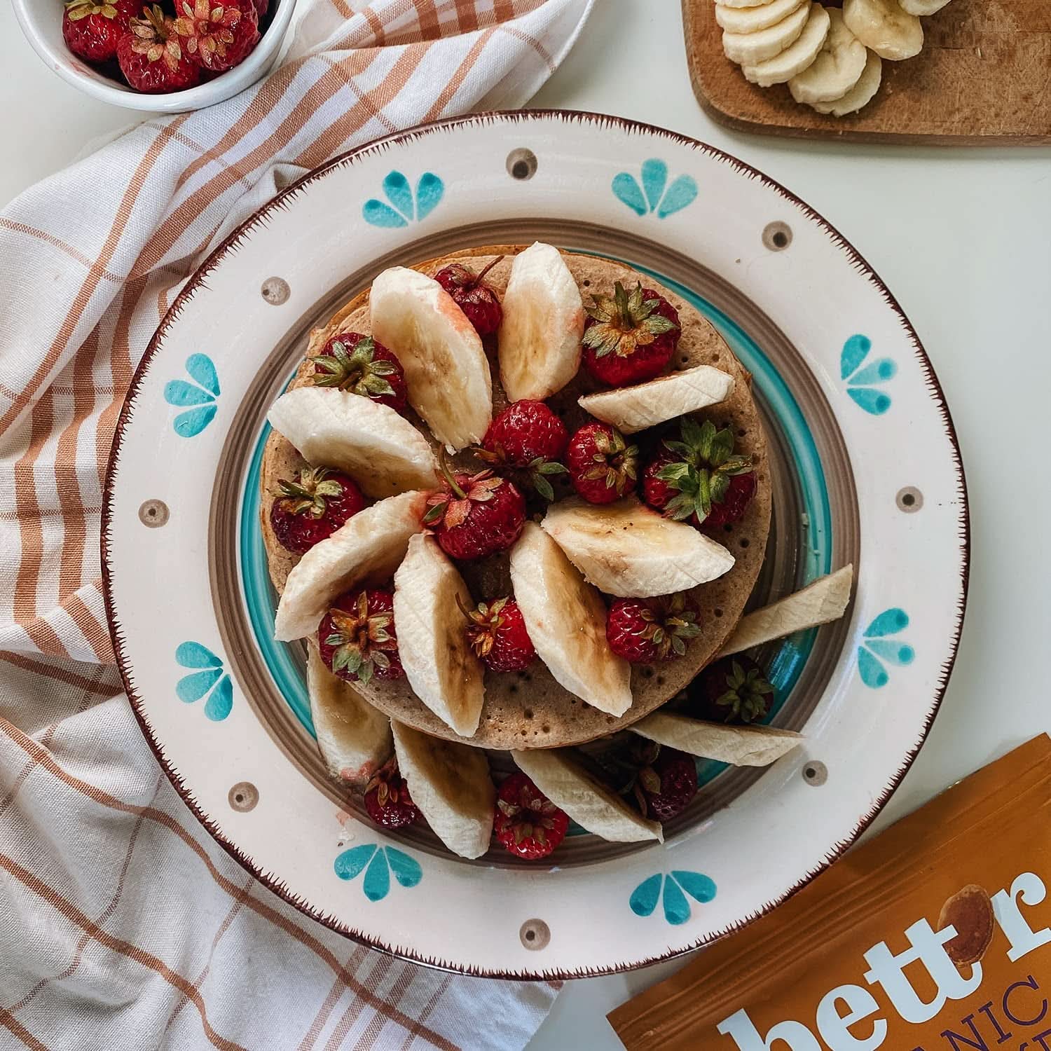 Bett'R Pancake Mix, biologische, vegane und glutenfreie Backmischung, 6 x 400 Gramm Kitchen Naty Shop