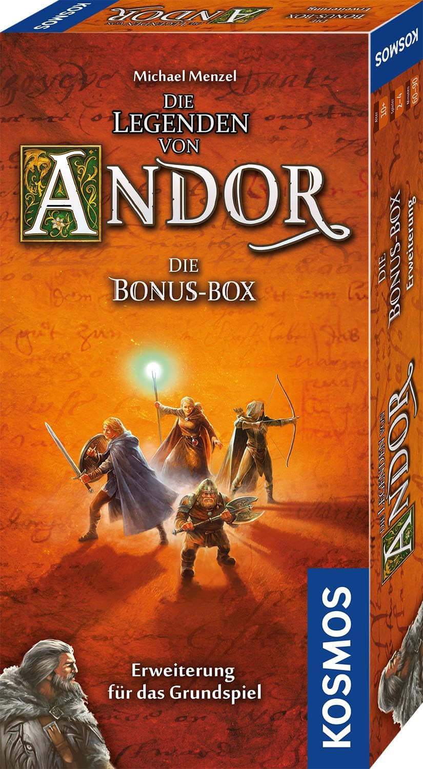 Kosmos 684358 Andor – Bonus Box, eine abwechslungsreiche Erweiterung zum Fantasy-Klassiker Legends of Andor, ab 10 Jahren