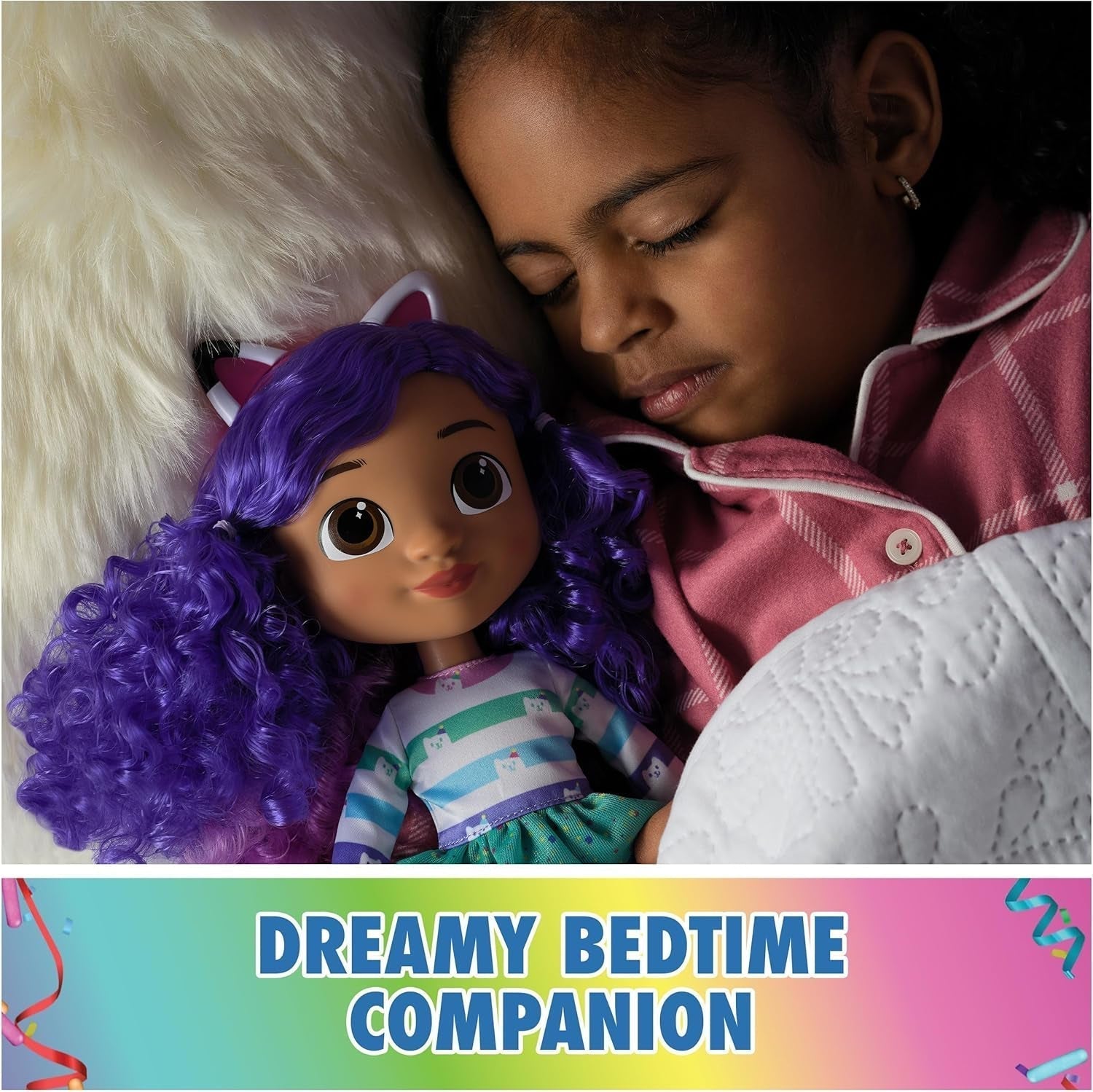 Casa de păpuși Gabby™S, petrecere interactivă Gabby, păpușă mare de 33 cm cu efecte de zgomot și urechi de pisică reversibile, vârsta 3+ Papusi Naty Shop