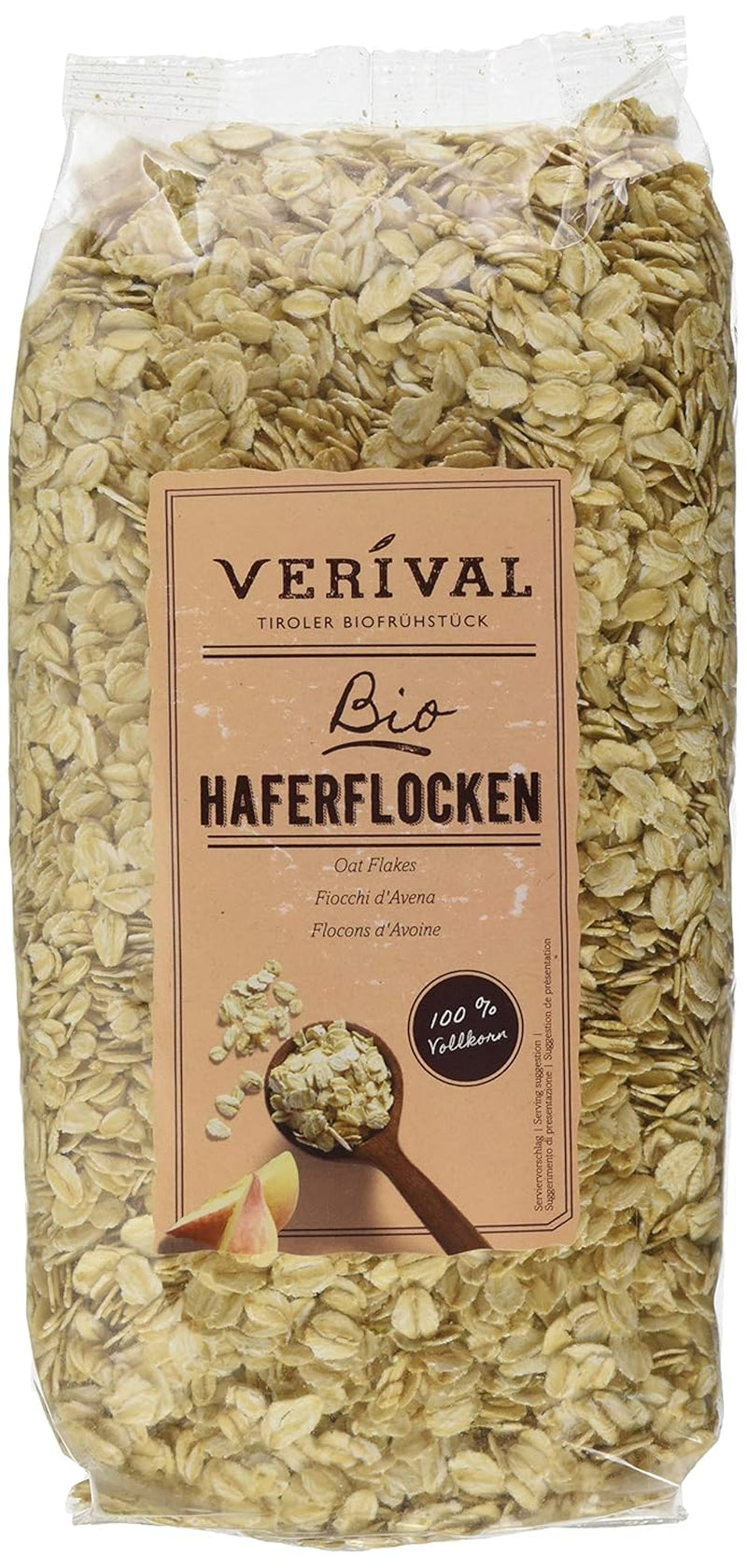 Verival Bio Haferflocken, 6er Pack (6 x 500g)
