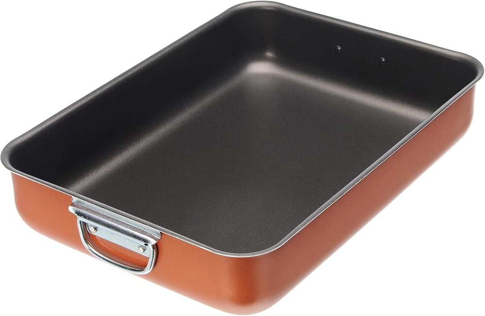 Zecchino Teflon-Backblech 40x28cm, Aluminium, mehrfarbig, 40x28 Formen und Backbleche Naty Shop
