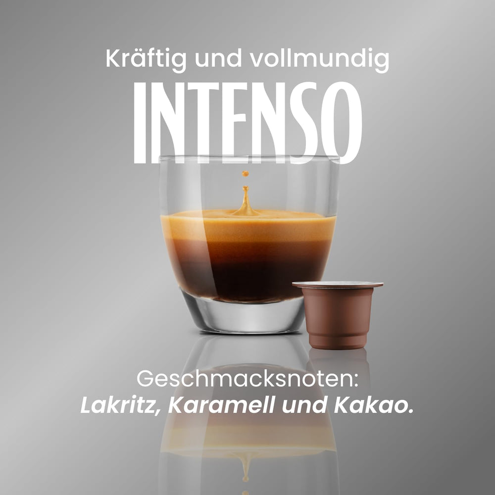 Caffè Vergnano 1882 - Èspresso Kompostierbare Kaffeekapseln , Kompatible Mit Nespresso, Intenso (Intensiv) - Packung Enthält 100 Kapseln