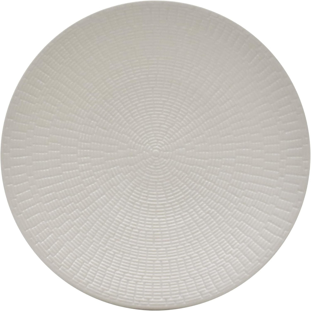 ECHTWERK 18-Teiliges Vintage Tafelservice, "Blanka" Nature-Design, Für 6 Personen, Stilvolles Geschirrset Mit Struktur Aus Steingut Mit 6 X Speiseteller, 6 X Beilagenteller, 6 X Suppenteller, Creme Seturi vesela masa Naty Shop