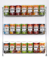 Ostmann Gewürze - gefülltes Gewürzregal mit 21 Gewürzdosen | Set aus Gewürzen, Kräutern, Gewürzmischungen | zum Aufhängen | für die Schranktür | Isst: 1 Stück