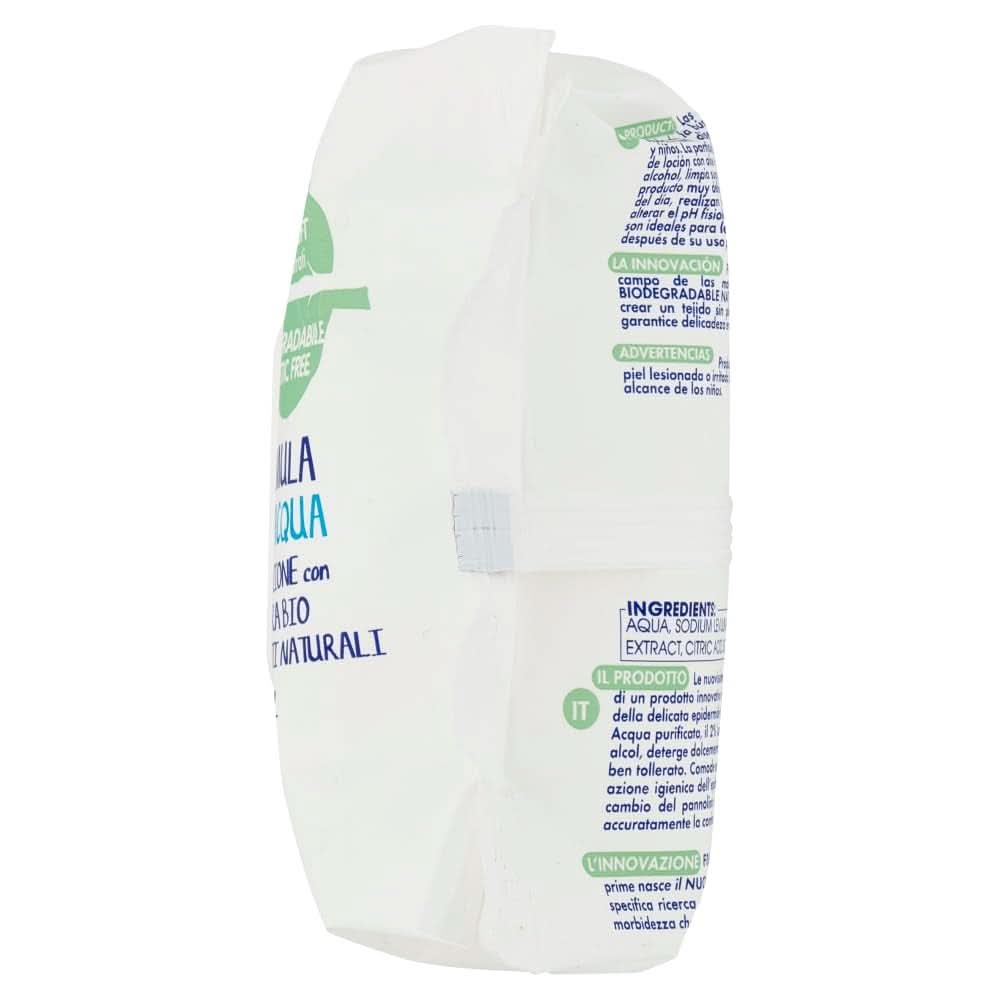 Baby Sensation Windelwechseltücher mit reinem Wasser, 98 % gereinigte Wasserformel mit hautreinigender Wirkung, dermatologisch getestet, Sparpaket Baby Wet Wipes Naty Shop