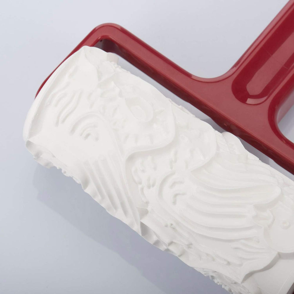 Westmark Spekulatiuswalze, Mit 7 verschiedenen Motiven, Länge: 17,2 cm, Kunststoff, Klausi, Weiß/Rot, 32162270