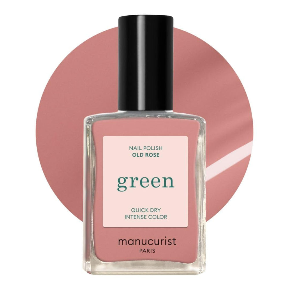 Manucurist Green – Rosy Beige Shell Beige Nagellack – Schnell trocknender Nagellack – DIY-Nägel – Vegan 12-Free – Pflanzenbasiert – Nagellack – Hergestellt in Frankreich