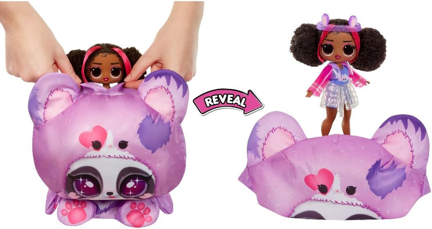 LOL. Überraschung! Tweens Costume Surprise Hoops Cutie Modepuppe mit aufblasbarem Lila Pandakostüm und zahlreichen Überraschungen, u. A. Tolle Mode und Accessoires – Ideal für Kinder ab 4 Jahren