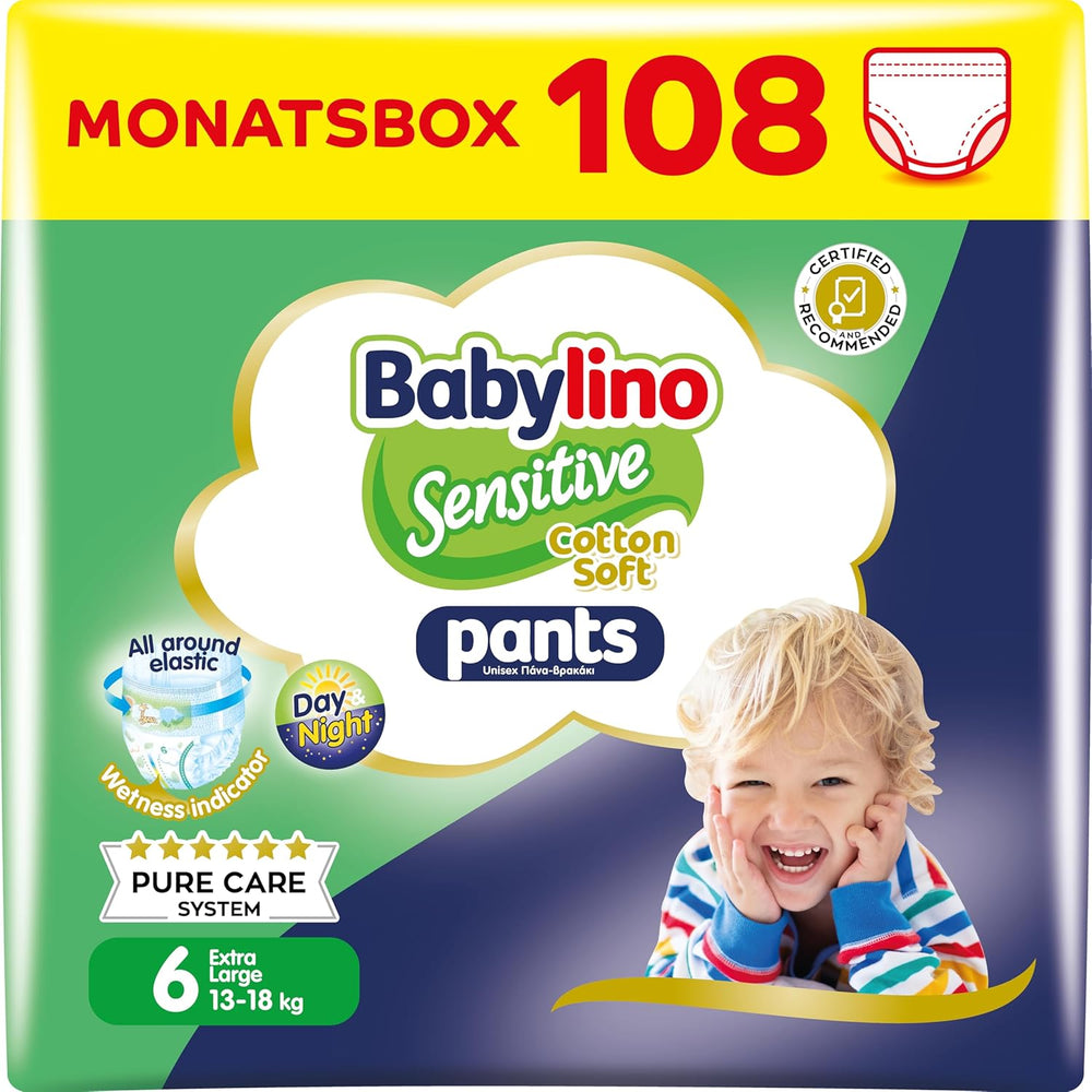 Windeln Sensitive Cotton Soft, Größe 4, Pants Maxi (7-13 kg), 22 Stück