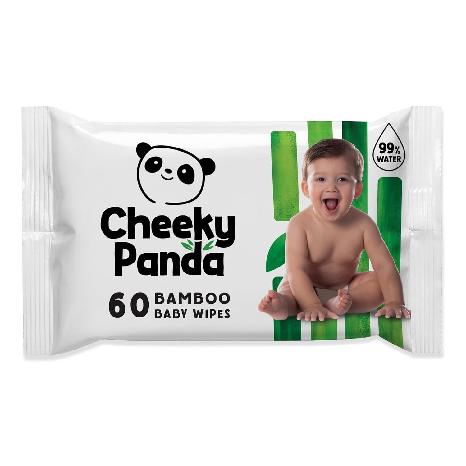 Cheeky Panda Baby Bambus Feuchttücher | 720 Öko-Tücher | Zarte und weiche Essential-Produkte für Neugeborene