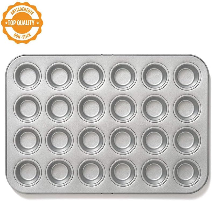 0070035 RÜCKENFORM FÜR 24 MINI-MUFFINS 38,5 X 26 X 2 H CM Backformen und -bleche Naty Shop