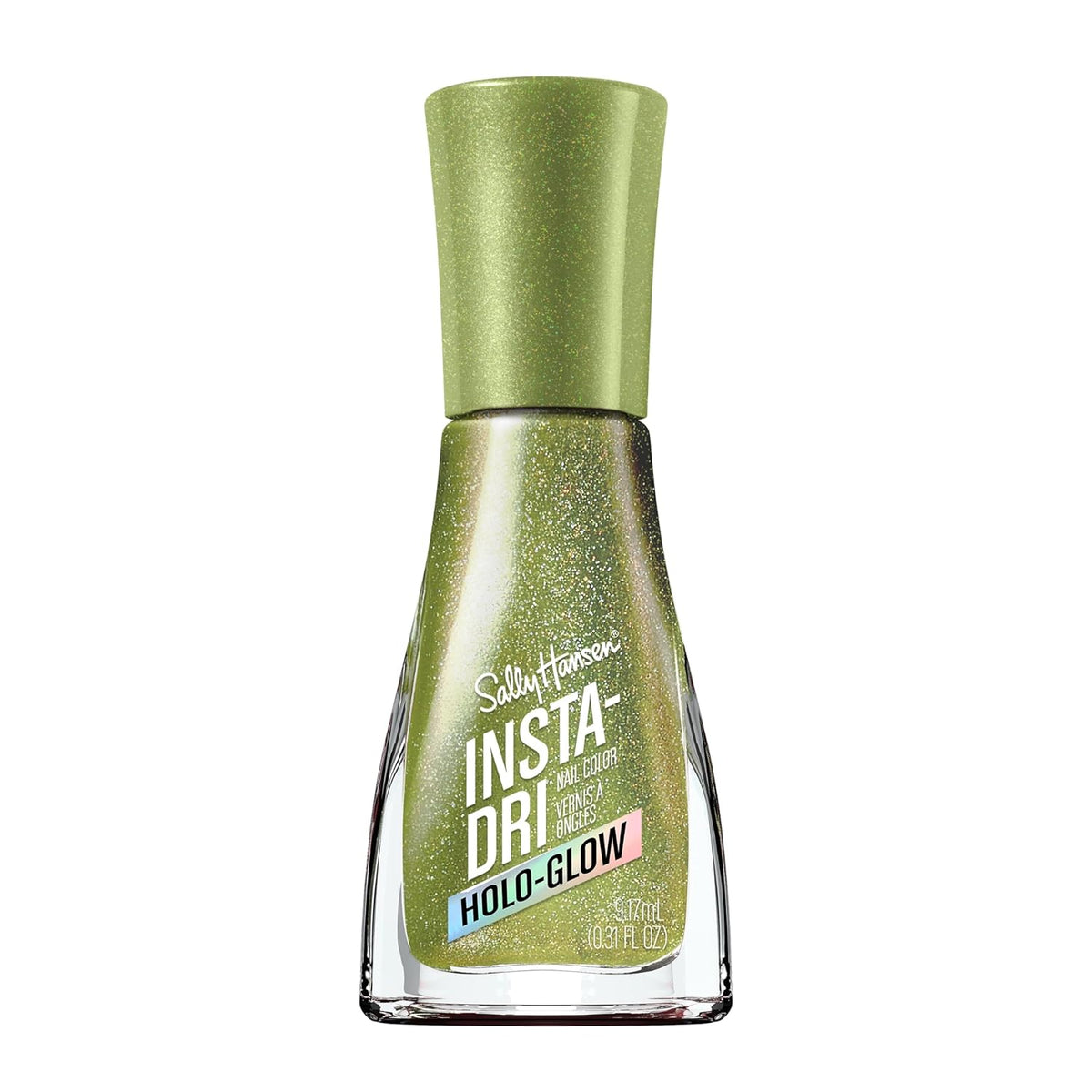 Insta-Dri Holo-Glow, Limelight, Nagellack, einfach zu verwenden, langlebig, schöne Farben, einfach auf die Nägel aufzutragen, keine Absplitterungen, 19 ml