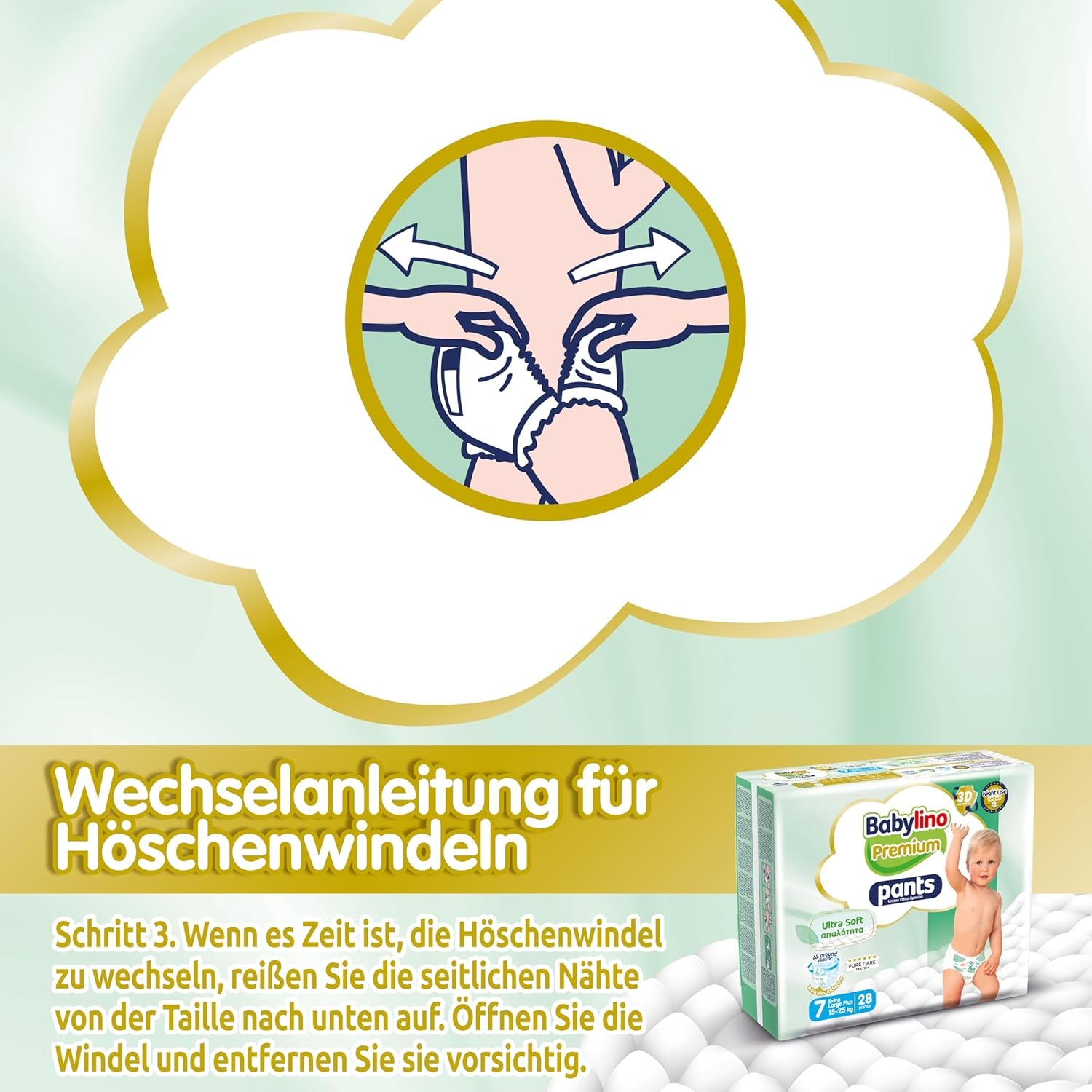 Premium-Hose, Größe 7, Ultra Soft Filter, XL Plus (15-25 kg), 28 Stück