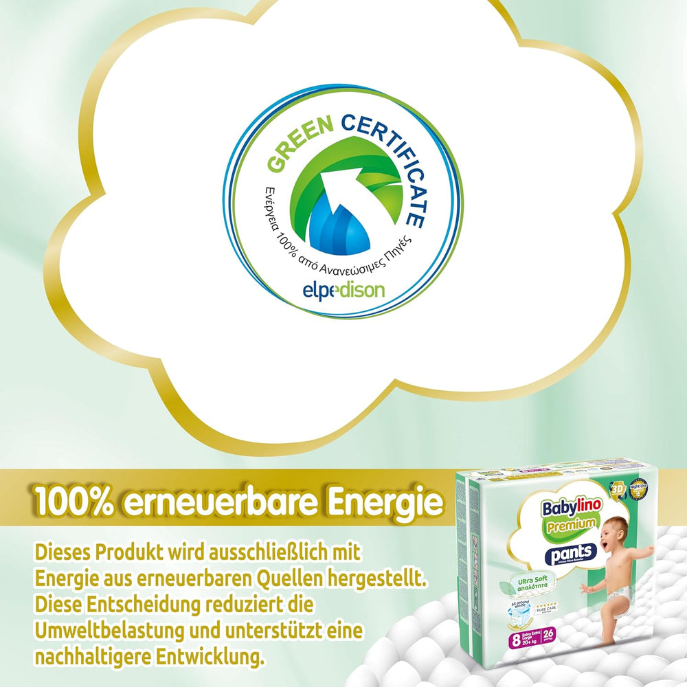 Premium-Hose Größe 8 mit Ultra-Soft-Filter, XXL (20+ kg), 26 Stück