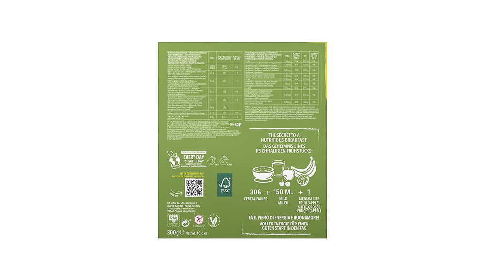 Glutenfreie Getreideflocken 300g, 8er Pack