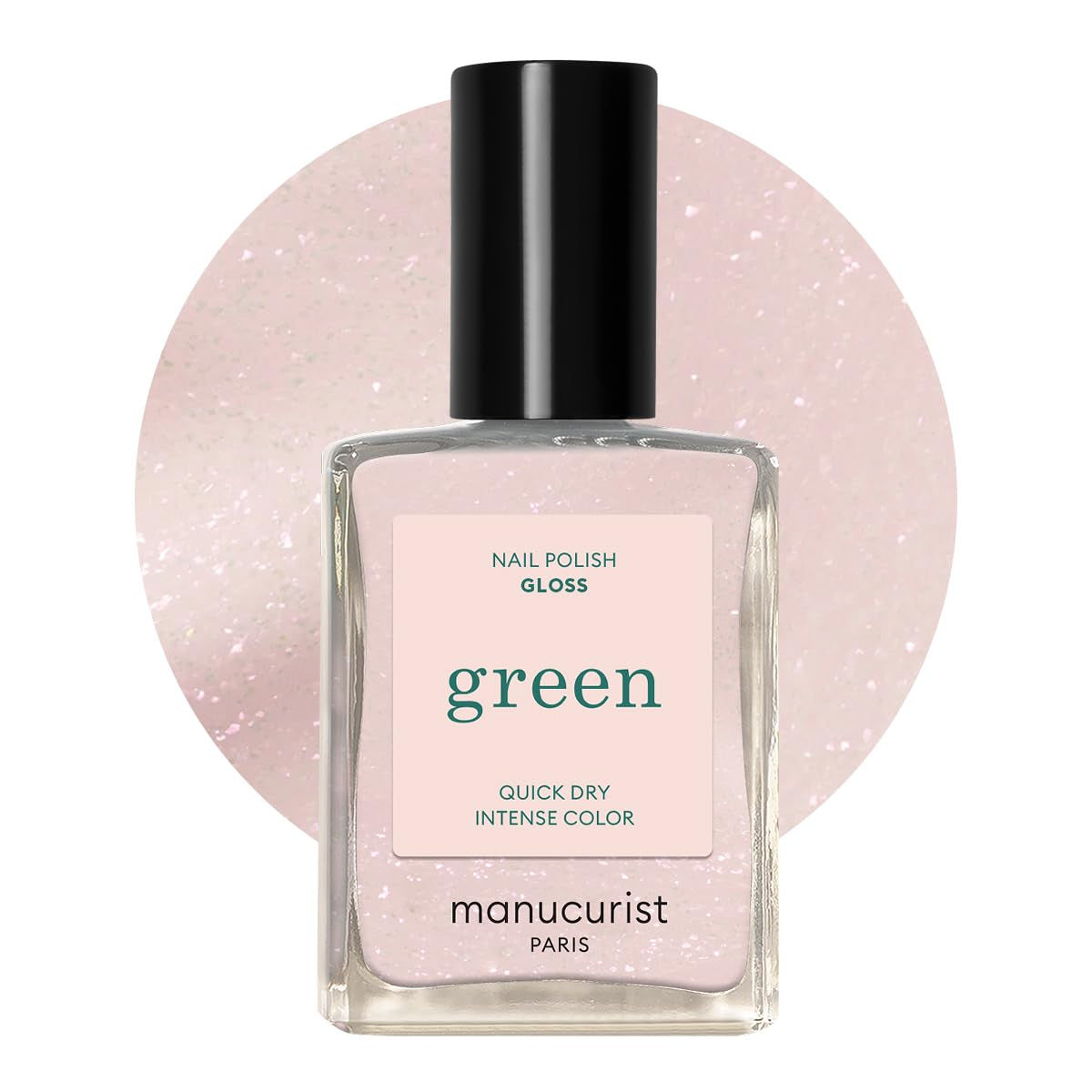 Manucurist Green – Rosy Beige Shell Beige Nagellack – Schnell trocknender Nagellack – DIY-Nägel – Vegan 12-Free – Pflanzenbasiert – Nagellack – Hergestellt in Frankreich