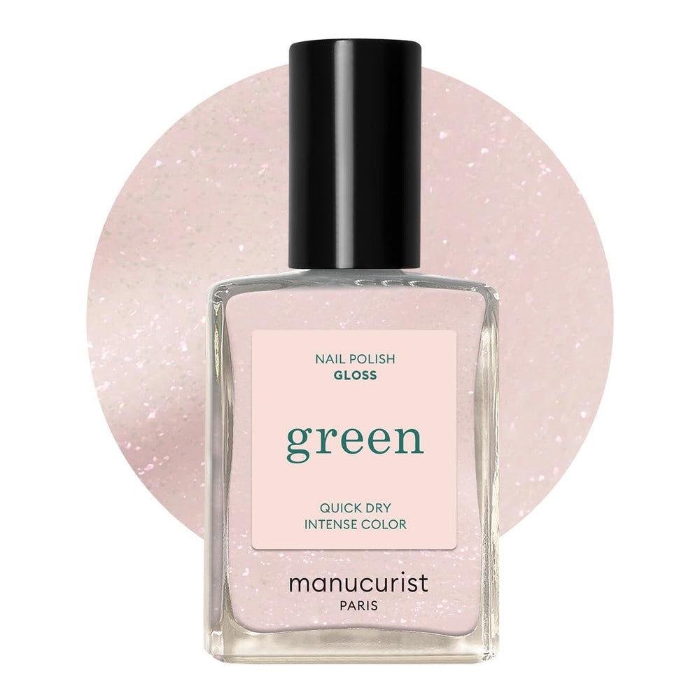 Manucurist Green – Rosy Beige Shell Beige Nagellack – Schnell trocknender Nagellack – DIY-Nägel – Vegan 12-Free – Pflanzenbasiert – Nagellack – Hergestellt in Frankreich