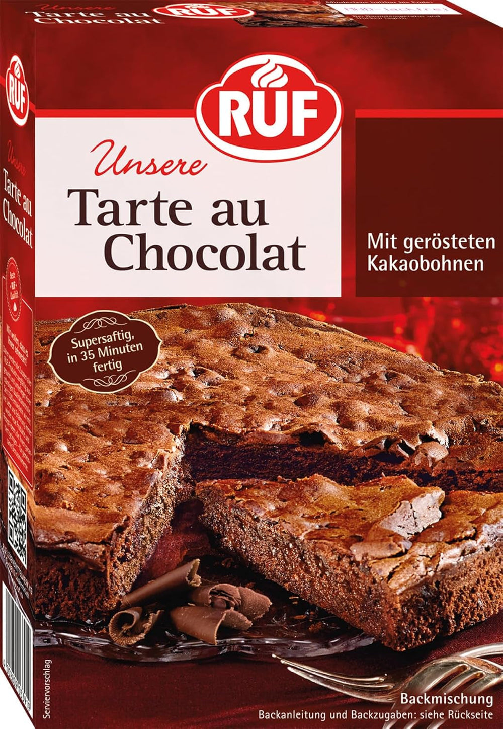 RUF Tarte Au Citron, Backmischung Für Einen Schnellen Zitronen-Kuchen Französische Art, Mit Fruchtiger Zitronen-Glasur Naty Shop Chocolate 470 G