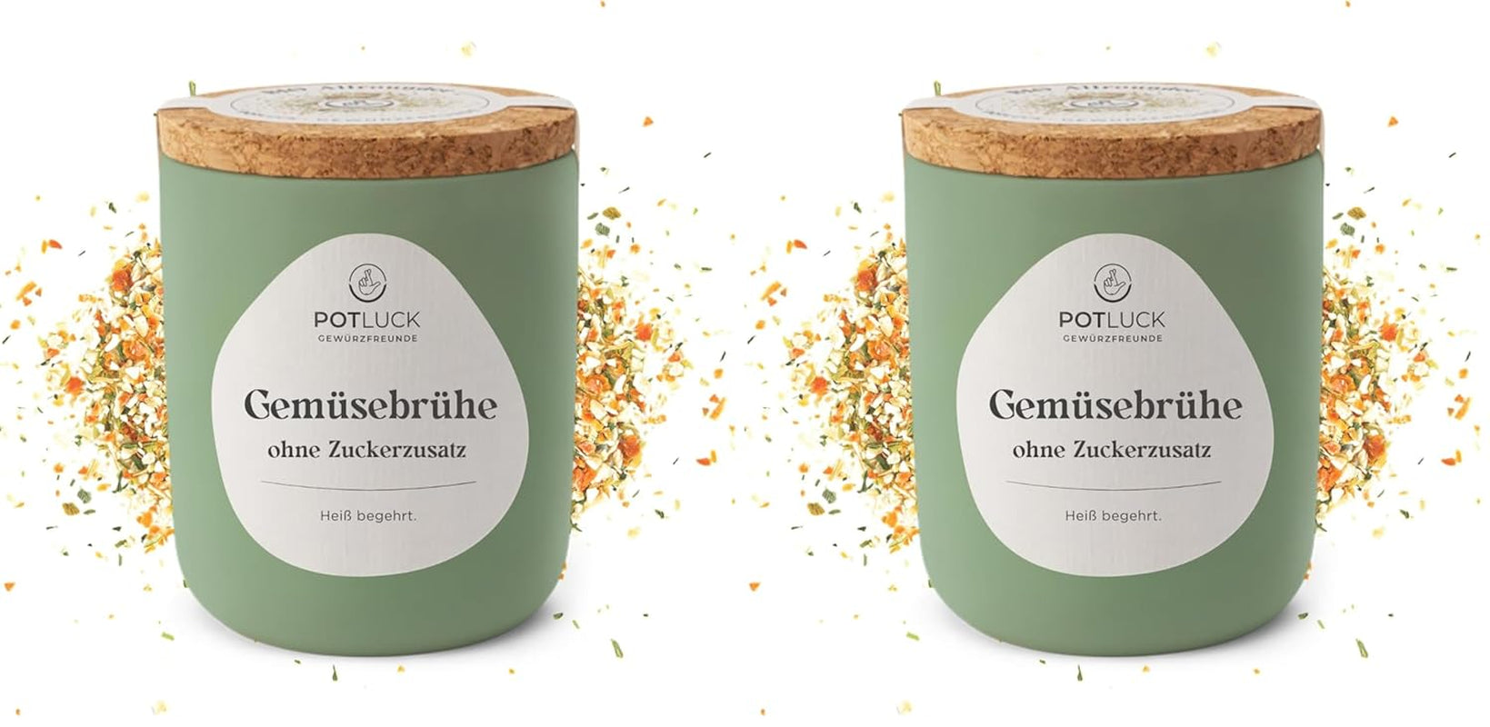 Potluck | Stullengewürz | Gewürzzubereitung im Keramiktopf | 60 g | Vegan, glutenfrei und mit natürlichen Zutaten