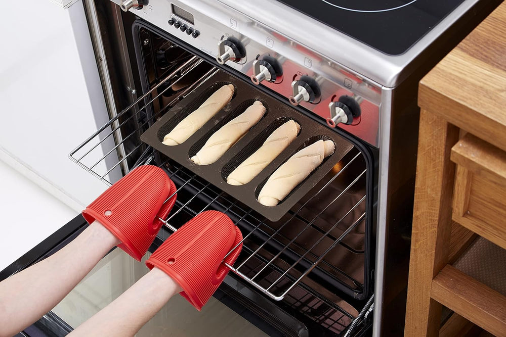 Lékué-Brotbackset, Silikon, braun, 30 x 25 x 15 cm (3000085SURM017)