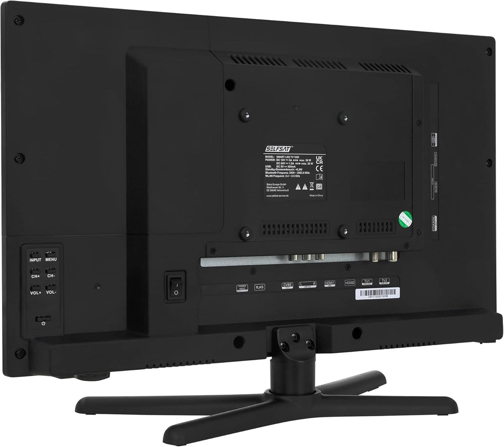 Televizor LED inteligent SELFSAT 1222 (55 cm/22") incl. tuner DVB-S2/C/T2 HD cu WLAN și Bluetooth
