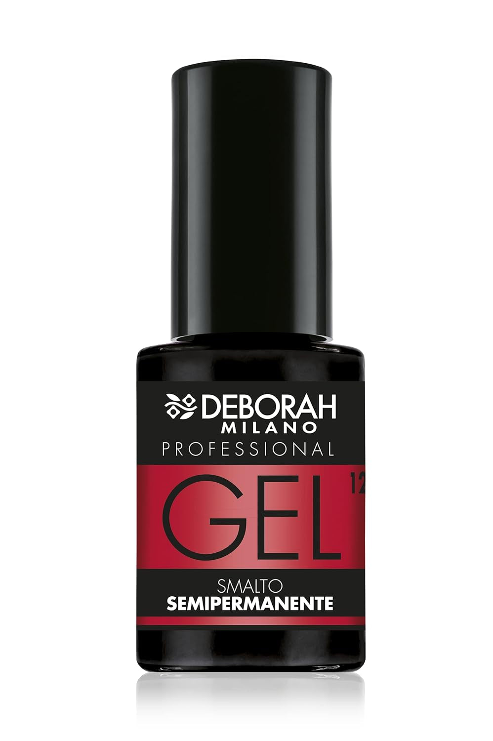 Milano Professional semipermanenter Nagellack, Nr. 21 Burgunderrot, volumengebender Effekt, lang anhaltend, für intensive und glänzende Nägel, 4,5 ml