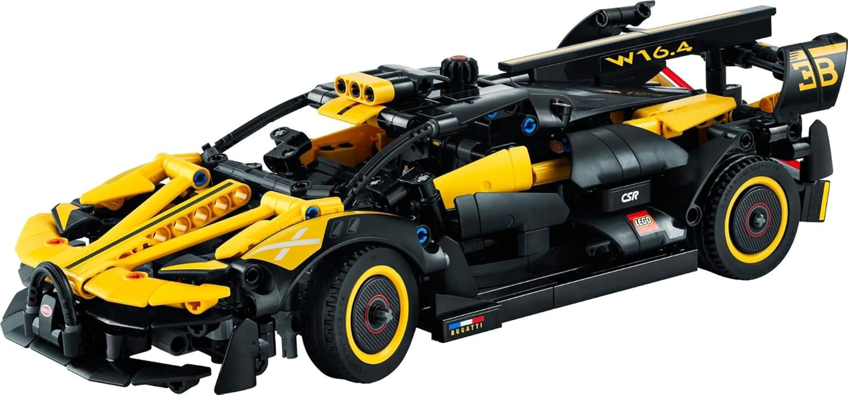 LEGO Technic Bugatti Rennwagen, Automodellbausatz, Sportwagenspielzeug, kultiges Sammlerauto-Set, Bauspielzeug ab 9 Jahren 42151 Bausätze Besuchen Sie den LEGO-Store