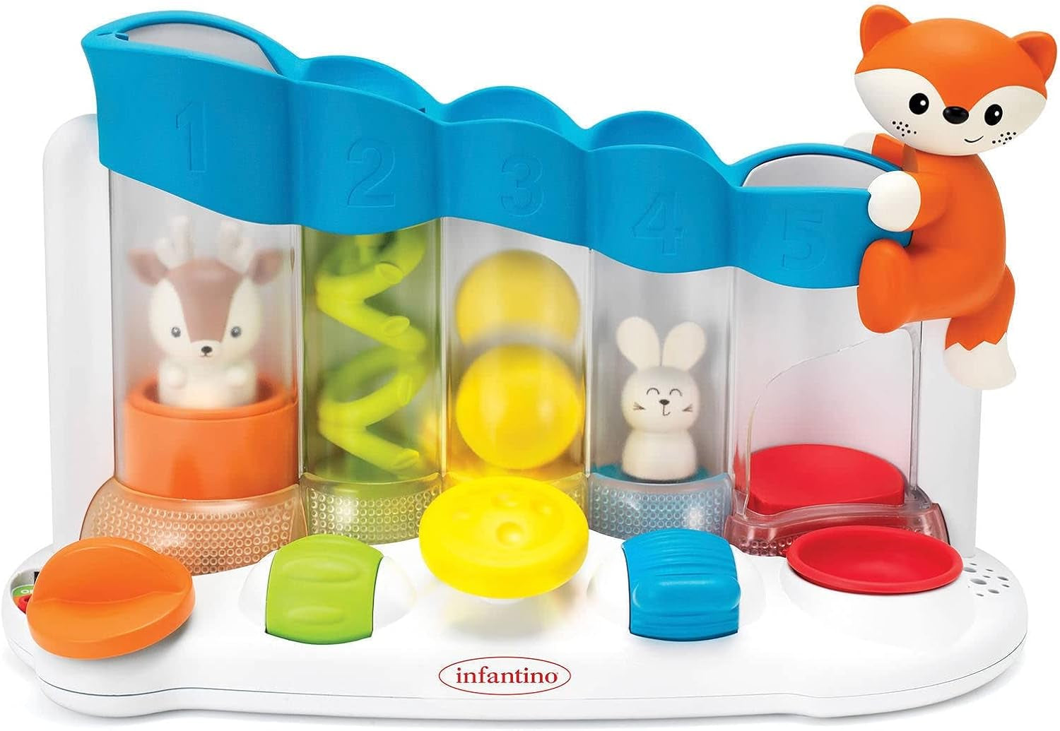 Infantino 216428 Senzorial Ball Drop Piano Senso, Multicolor Jucarii Bebe Naty Shop