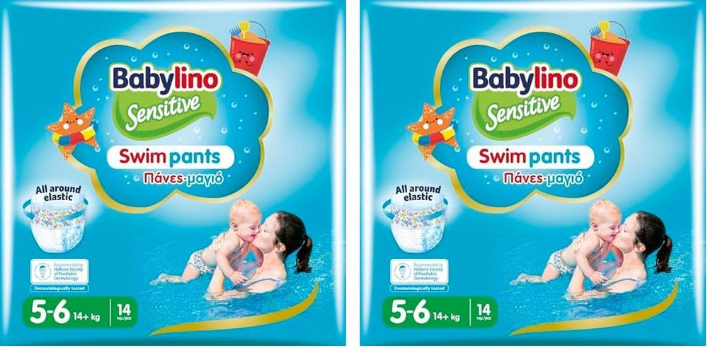 Windeln Sensitive Badehosen, für Meer und Pool, Größe 5-6 (über 14 kg), 84 Stück