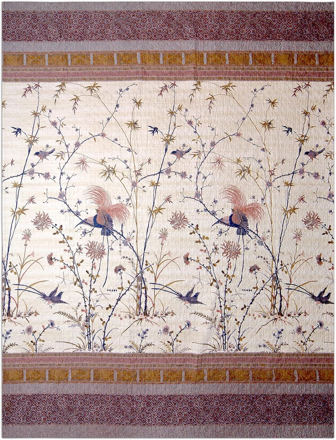 Bassetti Fong-Bettbezug, 100 57 Fäden pro cm² / Füllung: 100 % reine Baumwolle, Creme, 220 x 255 cm Bassetti-Betten und -Bezüge Creme 220 x 255 cm