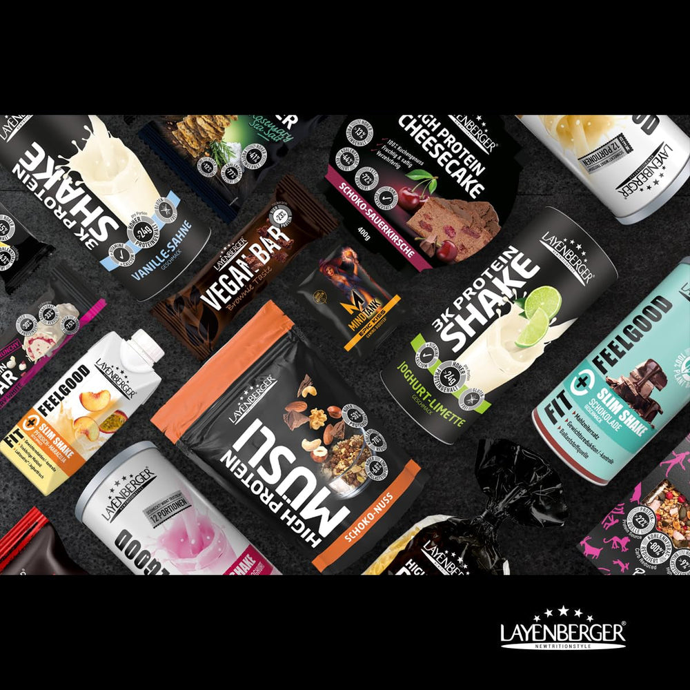 Layenberger Prower Bread Walnut, Eiweiß- Und Ballaststoffquelle, Ohne Konservierungsmittel, Ohne Hefe, Ohne Mehl, Mit 14G Protein Pro 100G, (1 X 500G) Mischung zum Backen und Kochen Naty Shop