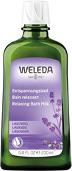 WELEDA BIO, Gesundheitsbad mit Naturkosmetik mit echtem Lavendelöl zur Beruhigung der Sinne und für einen guten Schlaf, 200 ml Dusche und Bad Naty Shop