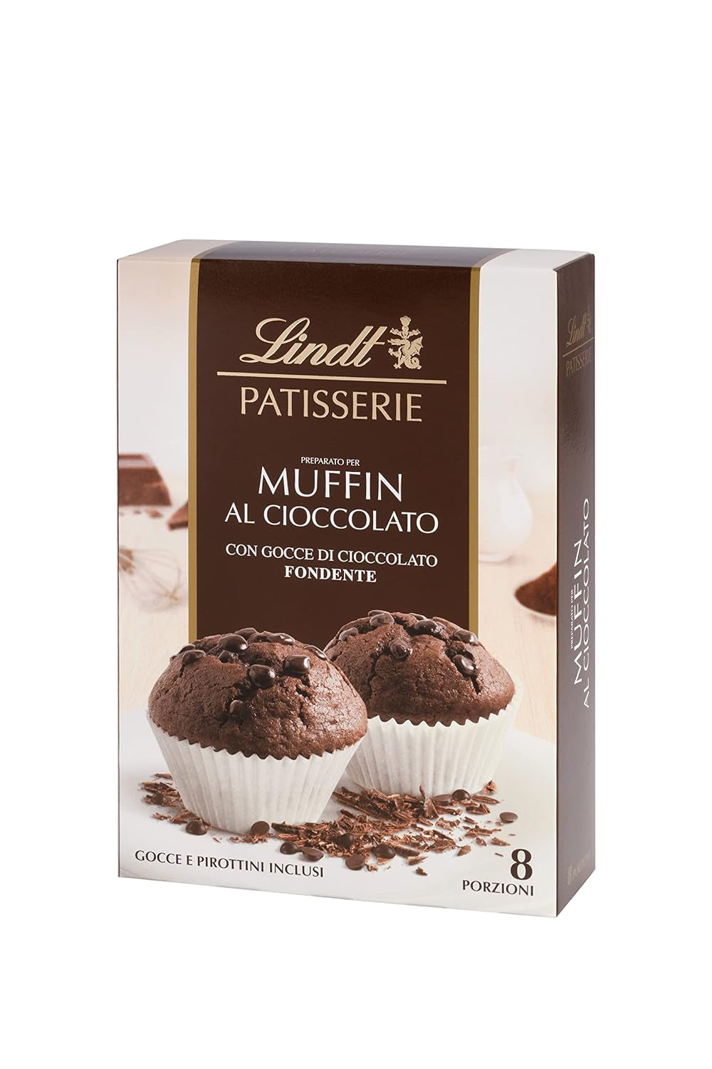 Lindt & Sprüngli Feines Backen Kuchenmischung, Backmischung, 8 Portionen, Lactosefrei, 400 G Mischung zum Backen und Kochen von Naty Shop Muffins