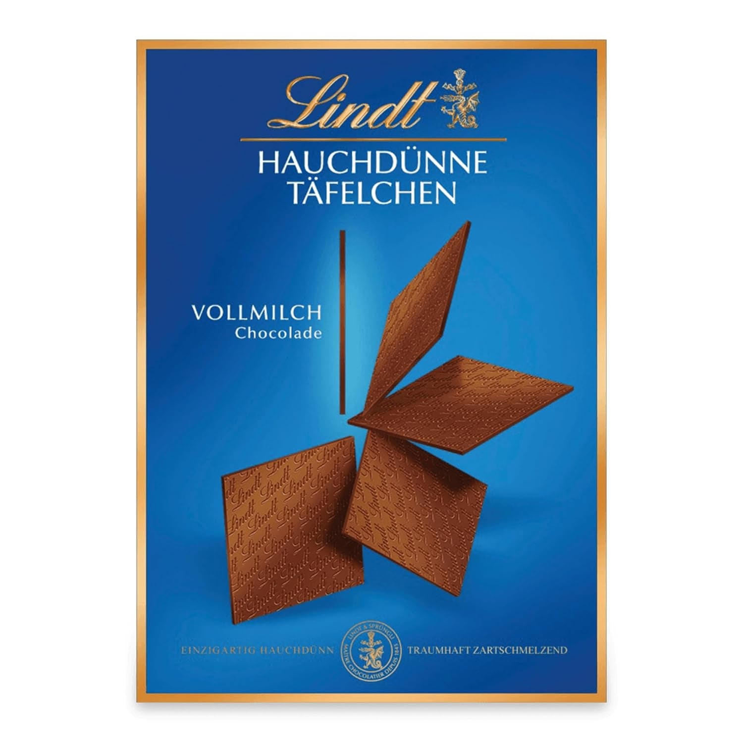 Lindt Chocolate Ultradünne dunkle Schokoladenriegel | 125 g | Ultradünne Tafeln feinster dunkler Schokolade | Besonders dünn und fein | Schokoladengeschenk (1 Packung)