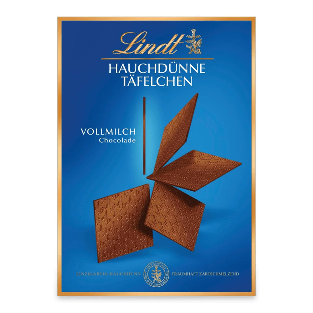 Lindt Chocolate Ultradünne dunkle Schokoladenriegel | 125 g | Ultradünne Tafeln feinster dunkler Schokolade | Besonders dünn und fein | Schokoladengeschenk (1 Packung)