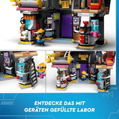 LEGO I - Simply Incorrigible 4 Gru's and Minions' Family Villa I - Simply Incorrigible 4 Movie Playset Kinderspielzeug Geschenk für Jungen und Mädchen ab 8 Jahren 75583 Bausets Beuche den LEGO-Store