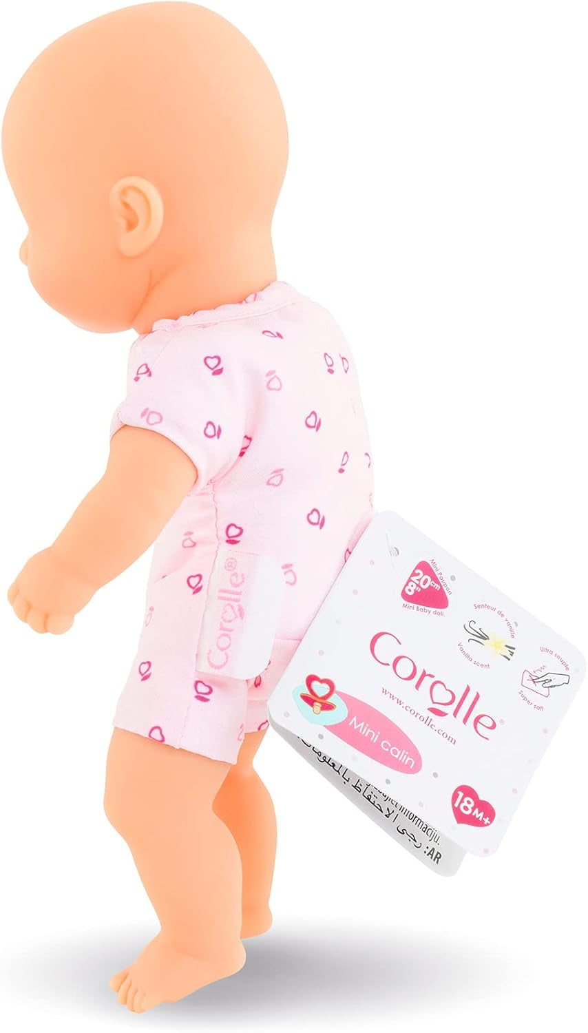 Corolle 9000120130 – Mon Premier Poupon Mini Calin 20 cm, französische Puppe mit Charme und Vanilleduft