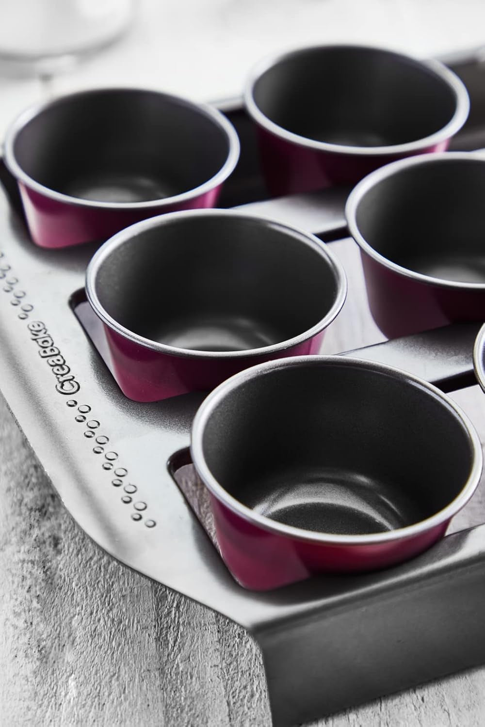 Tefal Creabake J3040104 Kuchenform, 9 Mulden, Antihaftbeschichtung, Austauschbar, Perfektes Backen, Kreative Und Leckere Rezepte, Nicht Compaible Mit Cake Factory, Creabake Formen und Backbleche Naty Shop