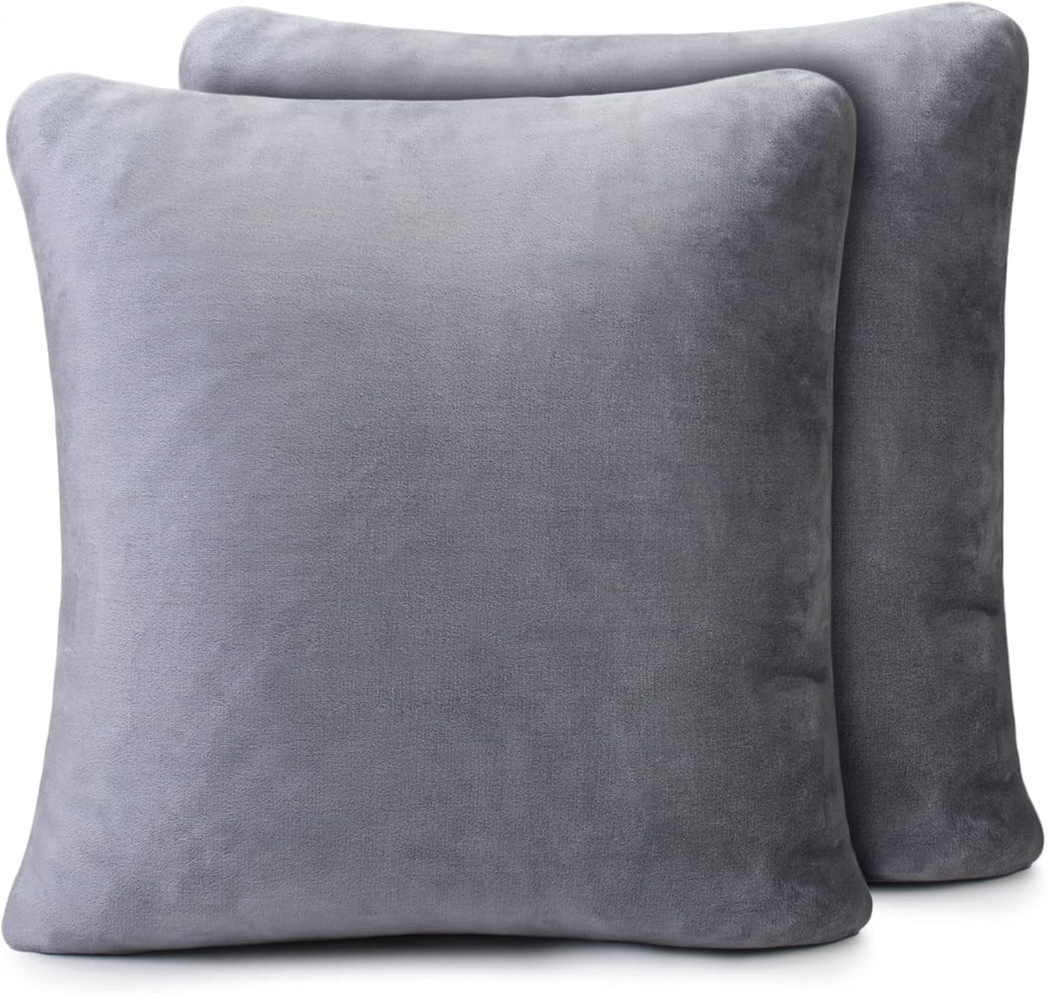 Amago - Bequeme Decke, Kaschmiroptik, 220 x 240 cm - Anthrazit. Betten und Decken Amago Anthrazit Kissenbezug 50 x 50 cm, 2 Stück