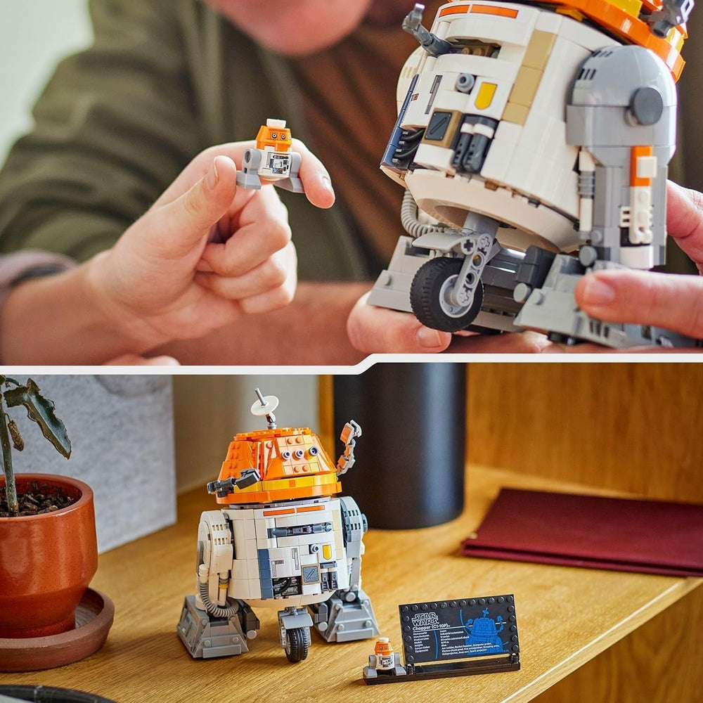 LEGO Star Wars Figur 75416 Ahsoka Astromech Droid Chopper (C1-10P) – Spielzeug mit beweglichem Kopf, abnehmbaren Armen und zentralem Rad – Geschenk für Ahsoka-Fans, Jungen und Mädchen ab 10 Jahren. Bausets. Besuchen Sie den LEGO-Store
