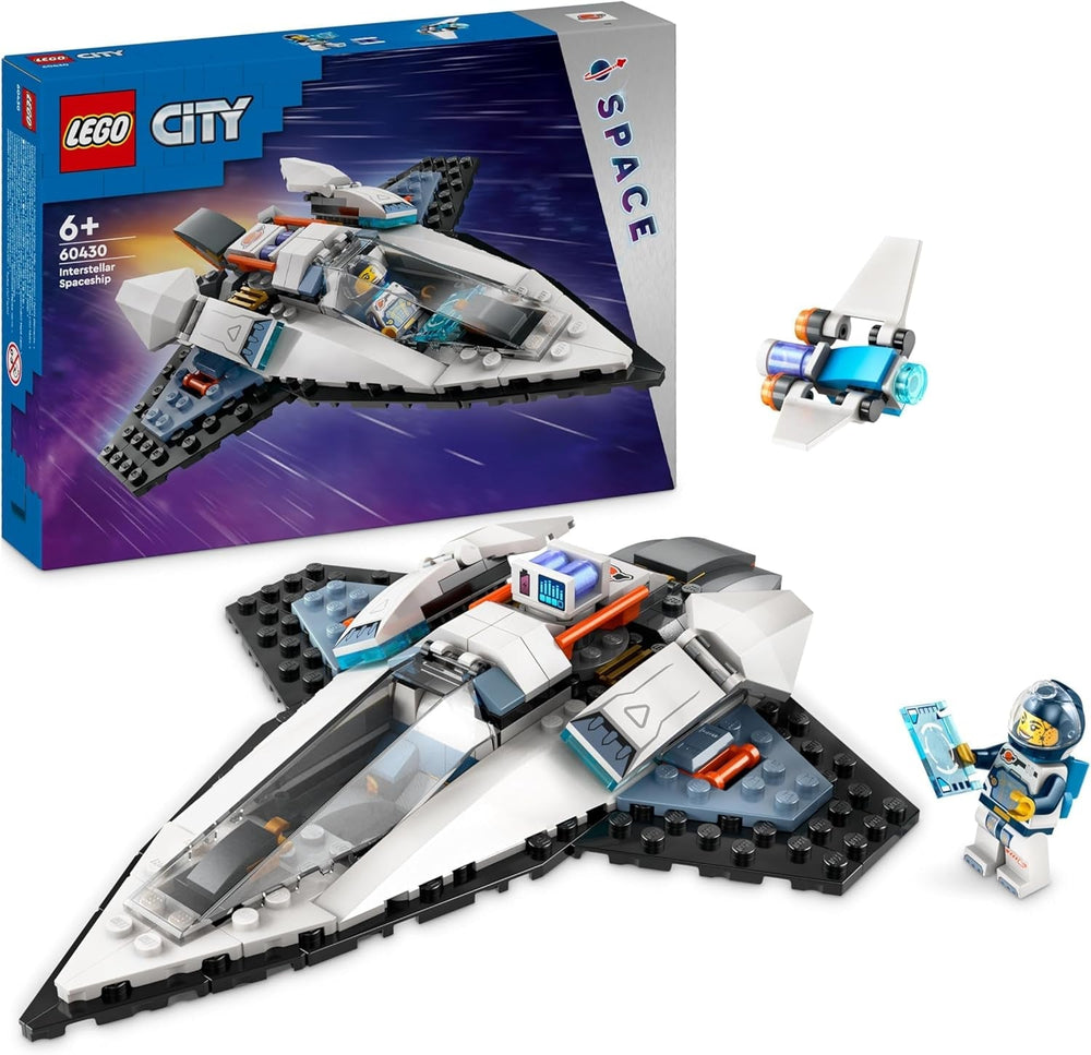 LEGO City Raumschiff Space Shuttle Weltraumspielzeug für Kinder Bausteine Jungen und Mädchen ab 6 Jahren Astronautenfigurenset 60430 Bausätze Besuchen Sie den LEGO-Store Single