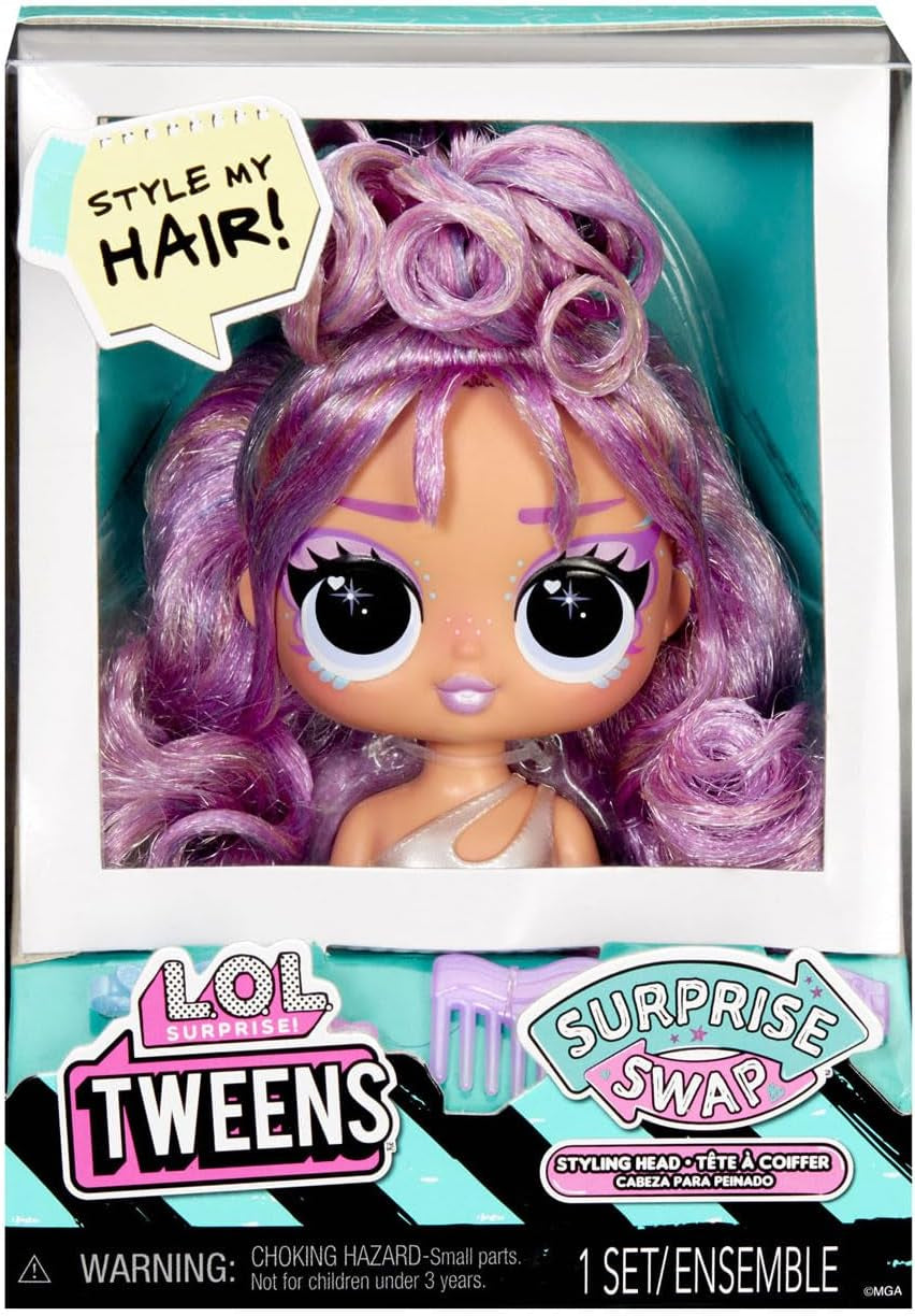 L.O.L. Surprise! Tweens Surprise Swap Serie - Styling-Köpfe mit tollen Haar-Accessoires und wunderschönem Haar - ideal für Kinder ab 4 Jahren,Mehrfarbig