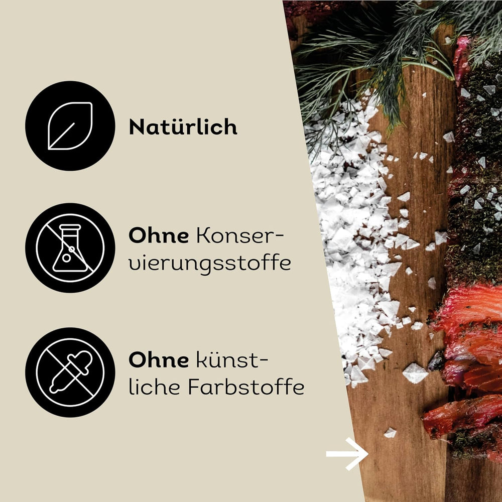 Küper Selection Meersalz - 1000g grobes Salz zum Würzen und Verfeinern - ohne Zusätze oder chemische Nachbehandlung